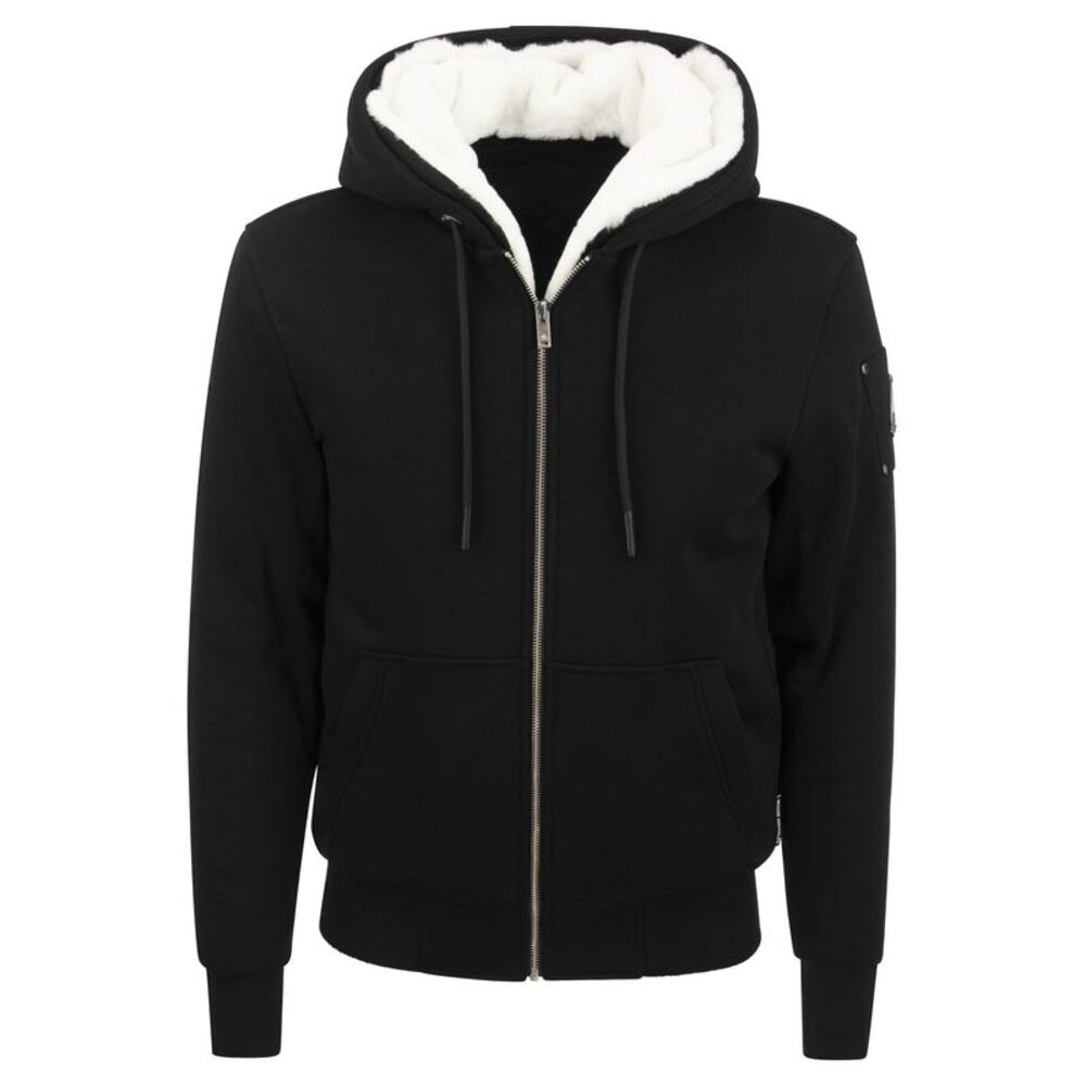 Moose Knuckles Men Classic Bunny - Faux Fur Lined Hoodie